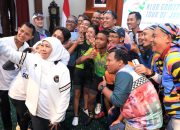 Khofifah Sambut Gowes Tour de’ Jakarta–IKN, Tekankan Semangat Kebersamaan Nusantara