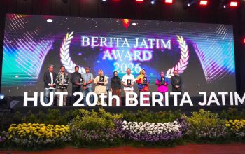 TTL Cetak Prestasi, Kampung Hidroponik Antarkan Raih Penghargaan TJSL di HUT ke-20 Beritajatim Award