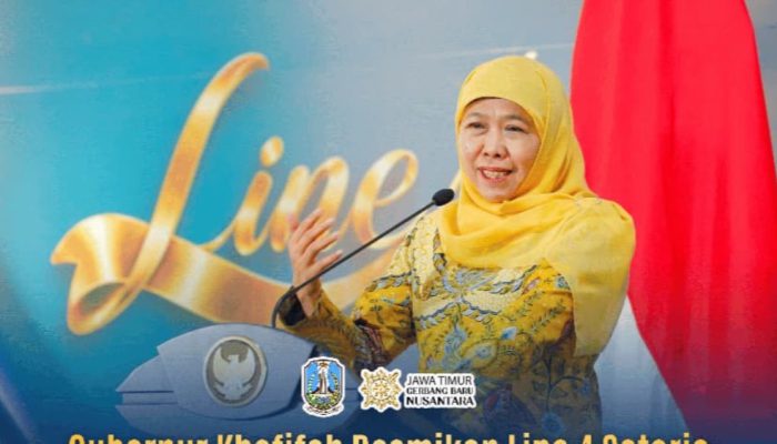 Gubernur Khofifah Resmikan Line 4 Satoria Farma, Perkuat Pasokan Infus Nasional