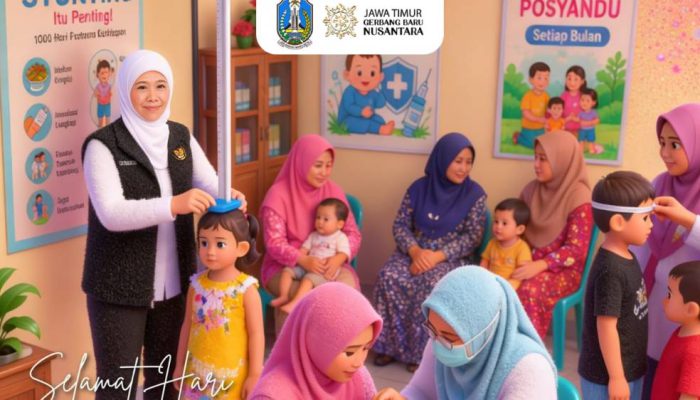 Peringatan Hari Posyandu Nasional 2026, Gubernur Khofifah Tekankan Transformasi Posyandu Berbasis 6 SPM