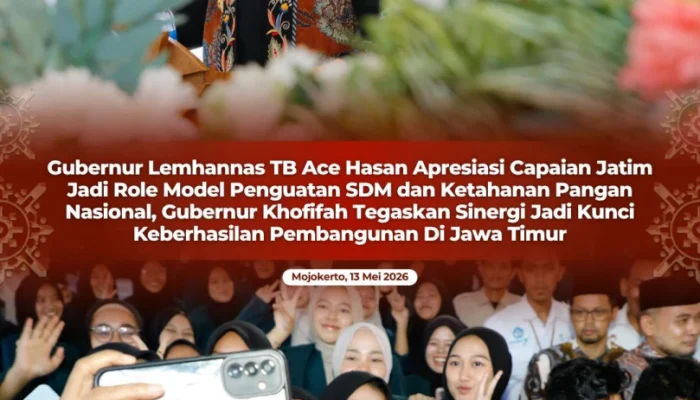 Gubernur Khofifah Perkuat Ketahanan Pangan dan SDM, Lemhannas Sebut Jatim Layak Dicontoh Nasional