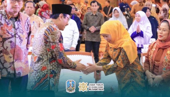 Gubernur Khofifah dan Mensos RI Dorong Penguatan Standarisasi LKS di Jatim Lewat Akreditasi dan Pendataan