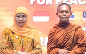 Gubernur     Khofifah Indar Parawansa Sambut Bhikkhu Lintas Negara, Ajak Perkuat Toleransi Lewat Walk for Peace 2026