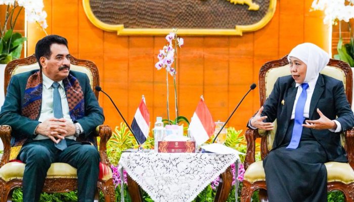 Gubernur Khofifah Terima Dubes Yaman, Bahas Penguatan Kerja Sama Pendidikan, Perdagangan dan Budaya