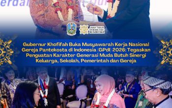 Gubernur Khofifah Buka Mukernas GPdI 2026, Ajak Gereja Perkuat Karakter Generasi Muda Hadapi Tantangan Zaman