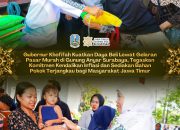 Gubernur Khofifah Perkuat Daya Beli Warga Lewat Pasar Murah di Gunung Anyar, Harga Bahan Pokok Dijual di Bawah Pasar