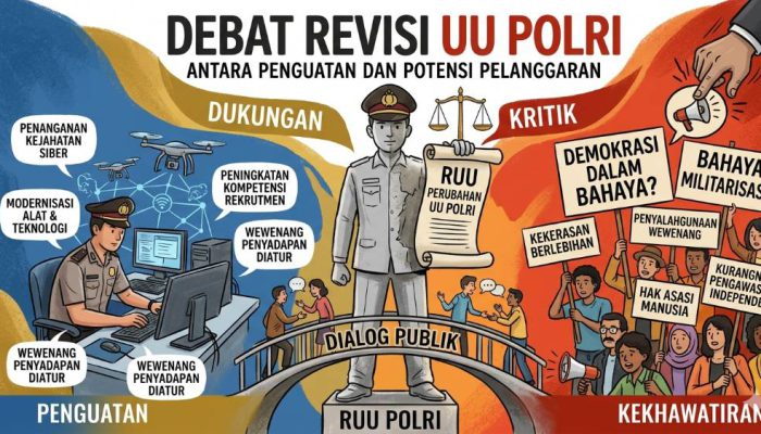 DPR Resmi Sahkan RUU Polri Menjadi UU, Ini Poin-Poin Krusial Perubahannya