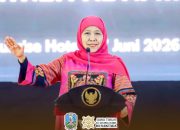 Gubernur Khofifah Hadiri _Haflah Ikhtitamiddurus_ Pondok Pesantren Al-Amin Mojokerto, Pesankan Pentingnya Maksimalkan Kerja Produktif Diimbangi Religiusitas Agar Sukses dan Berkah