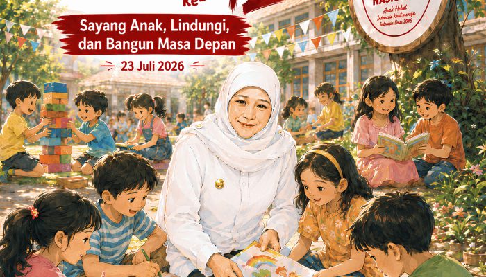 Gubernur Khofifah: Pemenuhan Hak Anak Adalah Investasi Strategis Menuju Indonesia Emas 2045