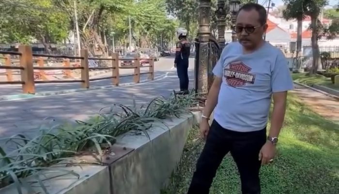 Armuji Soroti Dugaan Pencurian Pagar Dekat Grand City Surabaya, Diduga Dipotong Pakai Las dan Gerinda