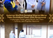 Gubernur Khofifah dan Wapres Gibran Tinjau Pasar Induk Banyuwangi, Revitalisasi Diyakini Tingkatkan Kesejahteraan Pedagang