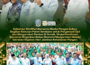 Gubernur Khofifah Bersama Menko Pangan Zulhas Bagikan Ratusan Paket Sembako untuk Pengemudi Ojol dan Masyarakat Rentan Di Gresik