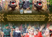 Gubernur Khofifah dan Pangdam V/Brawijaya Lepas Karnaval Budaya Bakti TNI untuk Negeri di Bangkalan, Perkuat Persatuan dan Lestarikan Budaya Madura