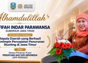 Berhasil Turunkan Prevalensi Stunting Jatim Hingga 14,7 Persen: Gubernur Khofifah Terima Penghargaan dari Persatuan Ahli Gizi Indonesia