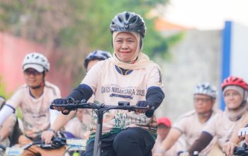 Gubernur Khofifah Lepas Gowes Nusantara 2026 HUT ke-73 Bank Indonesia, Dorong Budaya Hidup Sehat