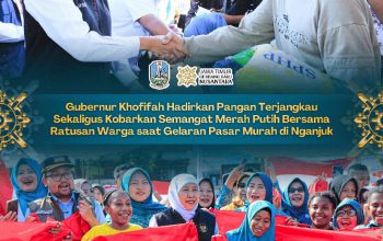 Gubernur Khofifah: Pasar Murah di Nganjuk Jadi Langkah Konkret Kendalikan Inflasi dan Jaga Daya Beli