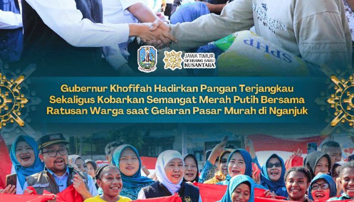 Gubernur Khofifah: Pasar Murah di Nganjuk Jadi Langkah Konkret Kendalikan Inflasi dan Jaga Daya Beli