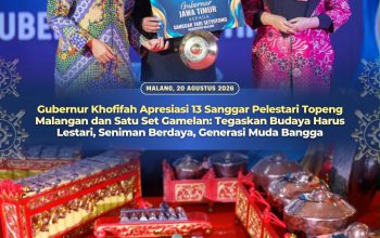 Gubernur Khofifah Apresiasi 13 Sanggar Pelestari Topeng Malangan: Tegaskan Budaya Harus Lestari, Seniman Berdaya, Generasi Muda Bangga