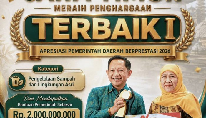 Jatim Dinobatkan Provinsi Terbaik I Pengolahan Sampah dan Lingkungan Asri, Gubernur Khofifah: Hasil Gotong Royong dan Komitmen Bersama Masyarakat Lewat Aksi Kurve dan PSEL