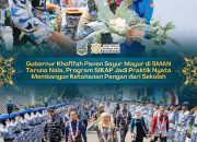 Gubernur Khofifah Panen Sayur Mayur Hasil Program SIKAP SMAN Taruna Nala di Malang, Jadi Praktik Nyata Membangun Ketahanan Pangan dari Sekolah