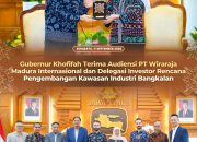Gubernur Khofifah Terima Audiensi PT Wiraraja Madura Internasional dan Delegasi Investor Rencana Pengembangan Kawasan Industri Bangkalan