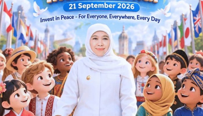 Di Hari Perdamaian Internasional 2026, Gubernur Khofifah Ajak Masyarakat Perkuat Peran Sebagai _Peace Maker_ , Toleransi, Dialog, dan Komunikasi Beretika di Ruang Nyata dan Digital