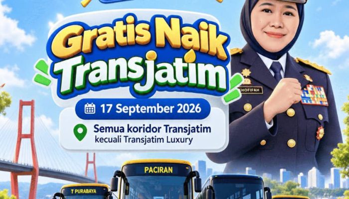 Peringati Harhubnas 2026, Gubernur Khofifah Gratiskan Trans Jatim dan Ajak Warga Beralih ke Transportasi Publik