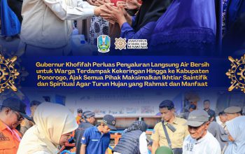 Gubernur Khofifah Perluas Dropping Air Bersih ke Ponorogo, Ajak Warga Padukan Ikhtiar Saintifik dan Spiritual Atasi Kekeringan
