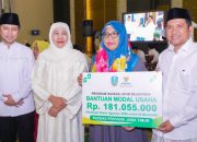Peringatan Maulid Nabi Bersama Cicit Syech Abdul Qadir Jailani di Masjid Nasional Al-Akbar : Gubernur Khofifah Gandeng BAZNAS Jatim Salurkan Program Satu Keluarga Satu Sarjana dan Modal Usaha Penguatan Ekonomi