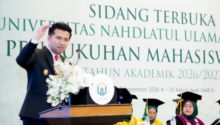 Di Hadapan Mahasiswa Baru UNUSA, Wagub Emil Ungkap Tiga Bekal Penting Menuju Indonesia Emas 2045