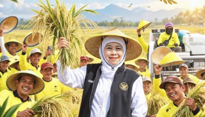 Di Hari Tani Nasional 2026, Gubernur Khofifah Apresiasi Petani Jatim sebagai Penjaga Lumbung Pangan Indonesia