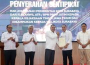 Kolaborasi Pemkot Surabaya, Kejati Jatim dan BPN Berhasil Selamatkan Aset Senilai Rp1 Triliun
