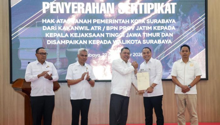 Kolaborasi Pemkot Surabaya, Kejati Jatim dan BPN Berhasil Selamatkan Aset Senilai Rp1 Triliun