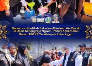 Gubernur Khofifah Salurkan Bantuan Air Bersih di Desa Kenongrejo Ngawi, Penuhi Kebutuhan Dasar 196 KK Terdampak Kekeringan