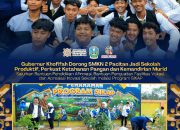 Gubernur Khofifah Hadir di SMKN 2 Pacitan Salurkan Bantuan Pendidikan Afirmasi, Bantuan Penguatan Fasilitas Vokasi, dan Apresiasi Inovasi Sekolah melalui Program SIKAP
